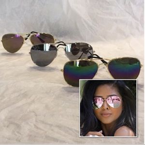 Trendy Sunglasses-Unisex Aviator Reflective